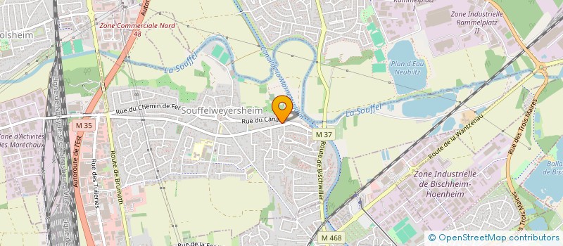 localisation de l'entreprise SCI JACQ ET VIVI  SOUFFELWEYERSHEIM