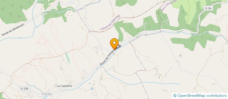 localisation de l'entreprise SCI JACQ INC  CEZAC