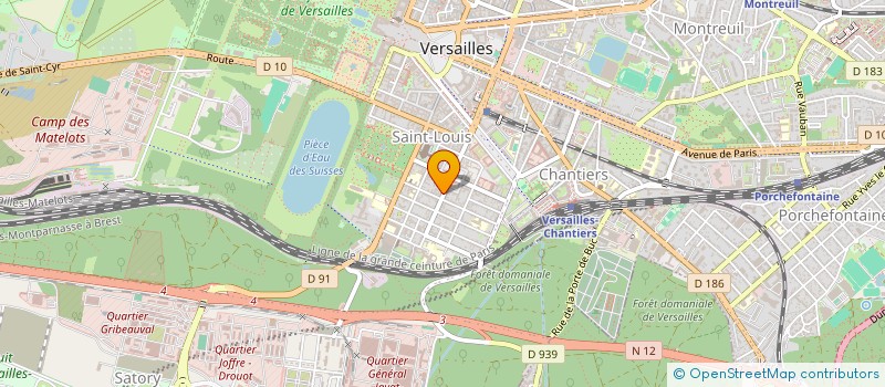 localisation de l'entreprise SCI JACQ-LAIN  VERSAILLES