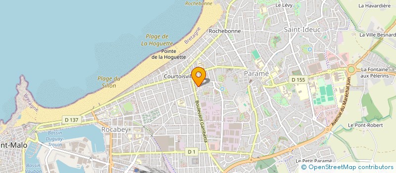 localisation de l'entreprise SCI JACQ-MIDOUX  SAINT-MALO
