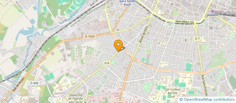 localisation de l'entreprise SCI JACQLOVES  AMIENS