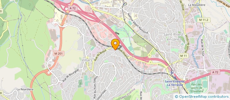 localisation de l'entreprise SCI JACQUARD à VILLARS