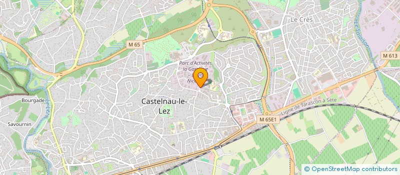localisation de l'entreprise SCI JACQUARD  CASTELNAU-LE-LEZ
