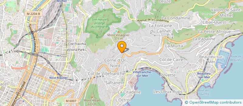 localisation de l'entreprise SCI JACQUEL JP à VILLEFRANCHE-SUR-MER