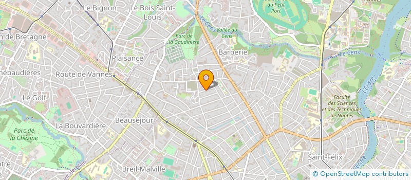 localisation de l'entreprise SCI JACQUELIN à NANTES