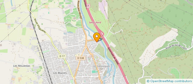 localisation de l'entreprise SCI JACQUELINE  SALON-DE-PROVENCE