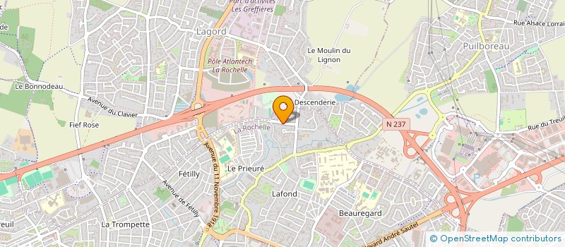 localisation de l'entreprise SCI JACQUELINE  LA ROCHELLE