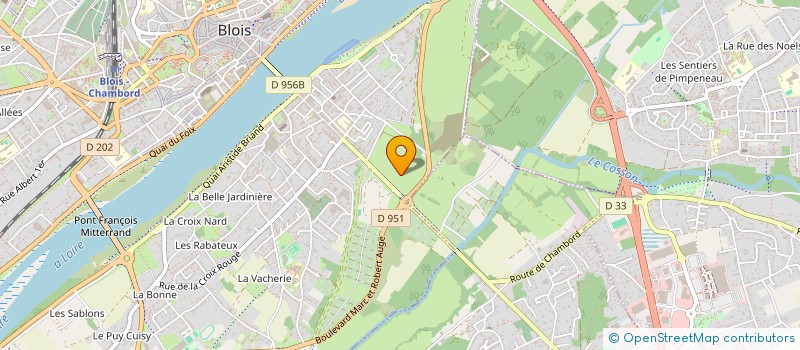 localisation de l'entreprise SCI JACQUELINE ET JOSEPH  BLOIS