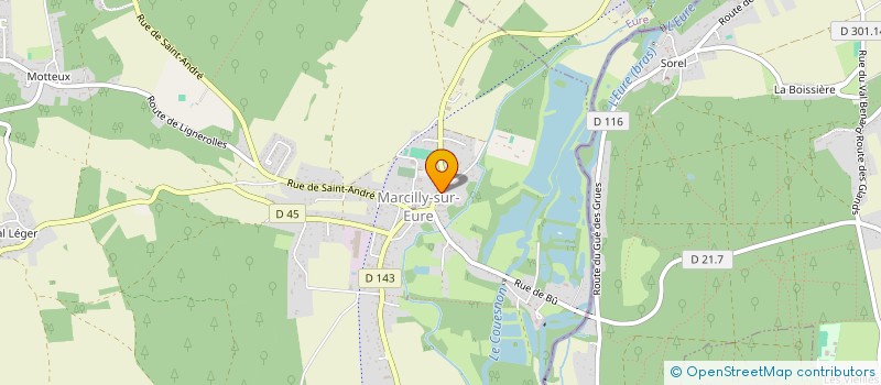 localisation de l'entreprise SCI JACQUELINE TULLIO FREDA  MARCILLY-SUR-EURE