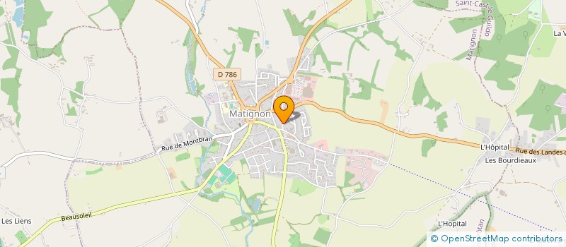 localisation de l'entreprise SCI JACQUELINE WROBEL  MATIGNON