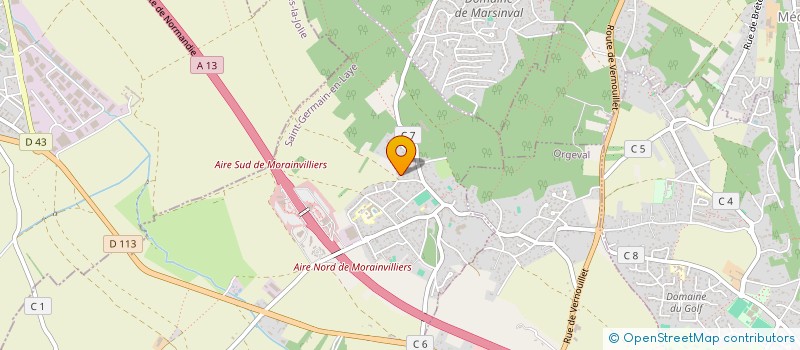 localisation de l'entreprise SCI JACQUEMART  MORAINVILLIERS