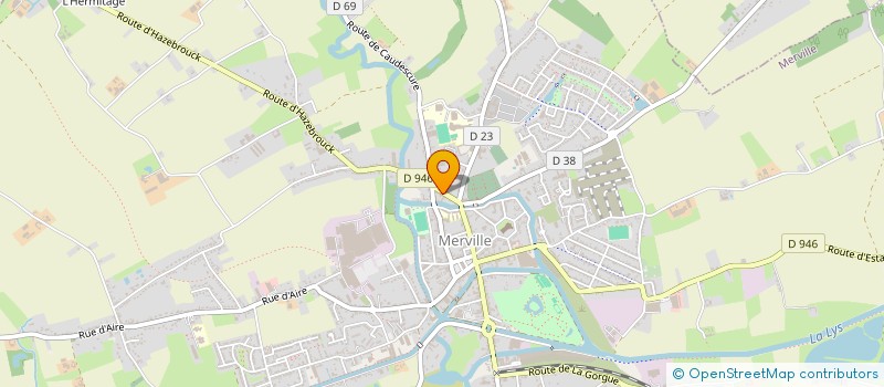 localisation de l'entreprise SCI JACQUEMART FLAMEN  MERVILLE