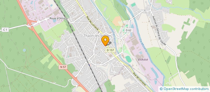 localisation de l'entreprise SCI JACQUEMIN  THAON-LES-VOSGES