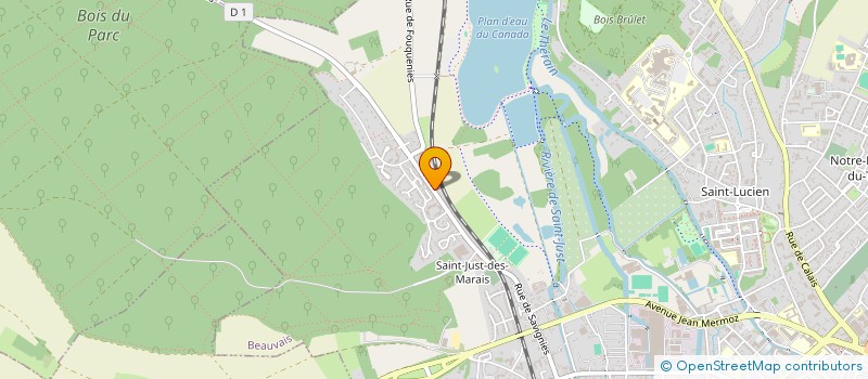 localisation de l'entreprise SCI JACQUEMIN-BABKA  BEAUVAIS