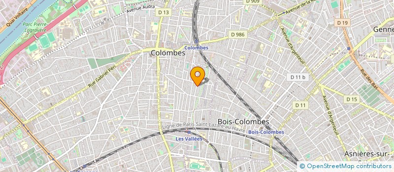 localisation de l'entreprise SCI JACQUEMONT à COLOMBES