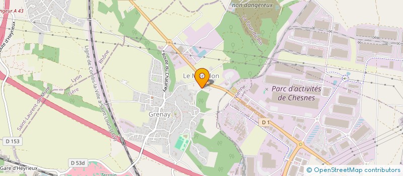 localisation de l'entreprise SCI JACQUES  GRENAY