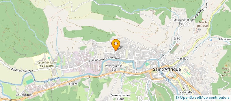 localisation de l'entreprise SCI JACQUES  SAINT-AFFRIQUE