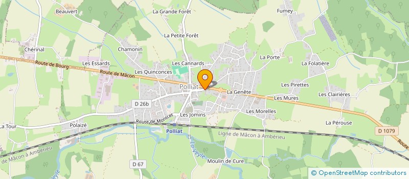 localisation de l'entreprise SCI JACQUES  POLLIAT