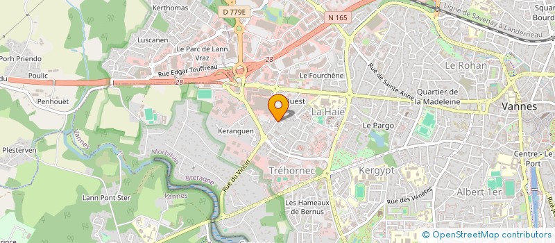 localisation de l'entreprise SCI JACQUES AIME à VANNES