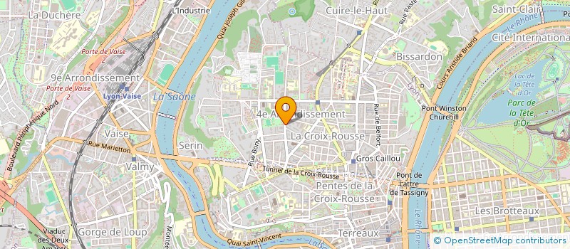 localisation de l'entreprise SCI JACQUES BORDET  LYON