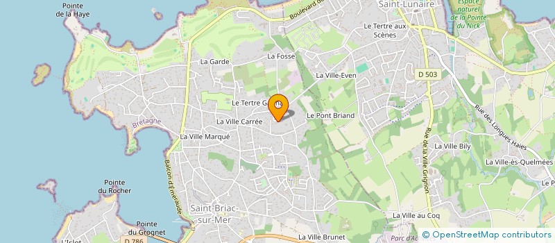 localisation de l'entreprise SCI JACQUES COEUR  SAINT-BRIAC-SUR-MER