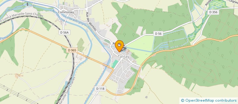 localisation de l'entreprise SCI JACQUES ET ANNICK  TANLAY