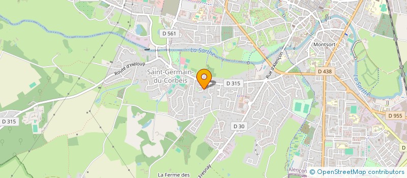 localisation de l'entreprise SCI JACQUES ET YANNICK BELEGUIC à SAINT-GERMAIN-DU-CORBEIS