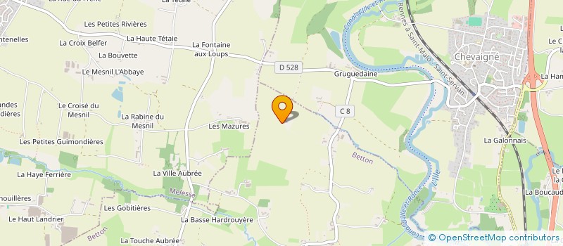 localisation de l'entreprise SCI JACQUES GABRIEL  BETTON