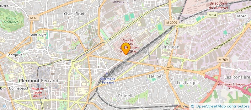 localisation de l'entreprise SCI JACQUES IMMO  CLERMONT-FERRAND