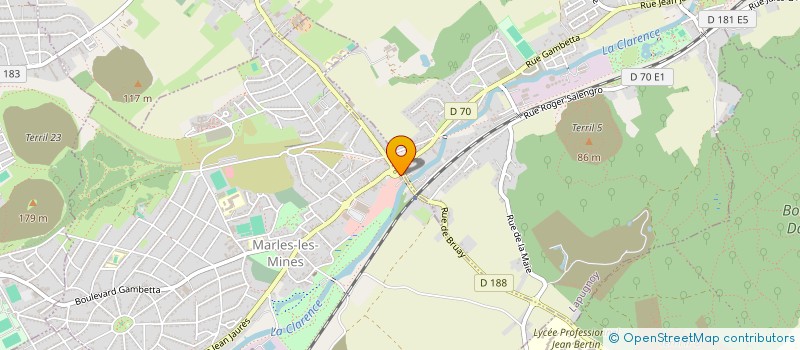 localisation de l'entreprise SCI JACQUES LEBRUN  MARLES-LES-MINES