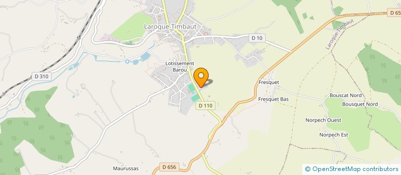 localisation de l'entreprise SCI JACQUES OLIVIER  LA CROIX-BLANCHE