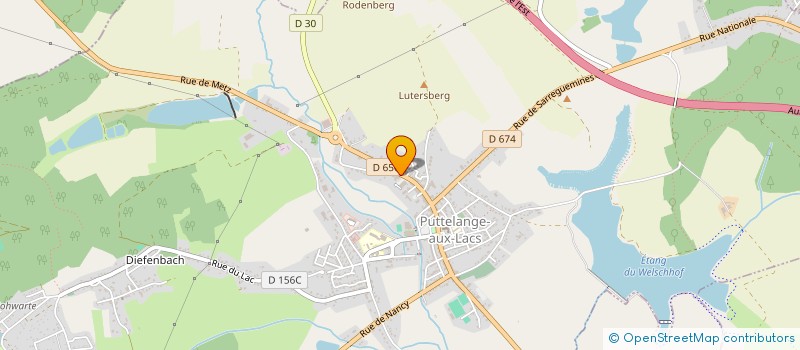 localisation de l'entreprise SCI JACQUES PREVERT  PUTTELANGE-AUX-LACS