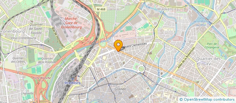 localisation de l'entreprise SCI JACQUES ROTH  STRASBOURG