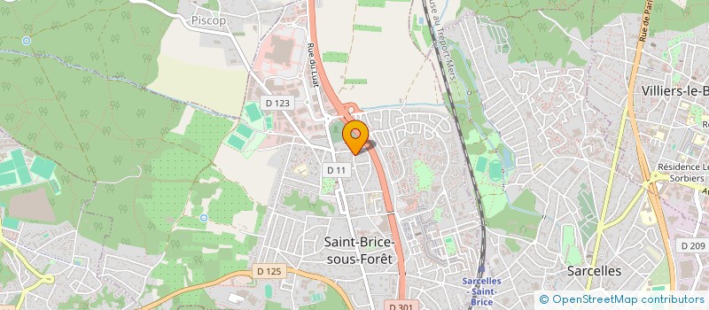 localisation de l'entreprise SCI JACQUES-SMITH  SAINT-BRICE-SOUS-FORET