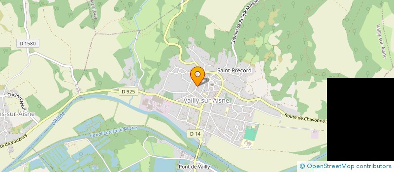 localisation de l'entreprise SCI JACQUESPASCALE  VAILLY-SUR-AISNE
