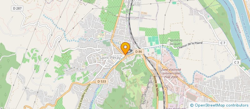 localisation de l'entreprise SCI JACQUET à SAINT-PERAY