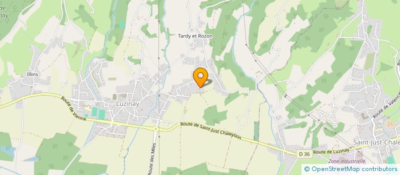 localisation de l'entreprise SCI JACQUET  LUZINAY