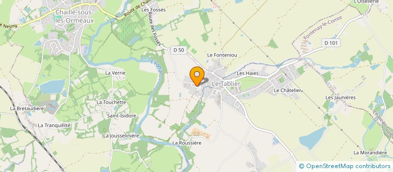 localisation de l'entreprise SCI JACQUET  RIVES DE L'YON