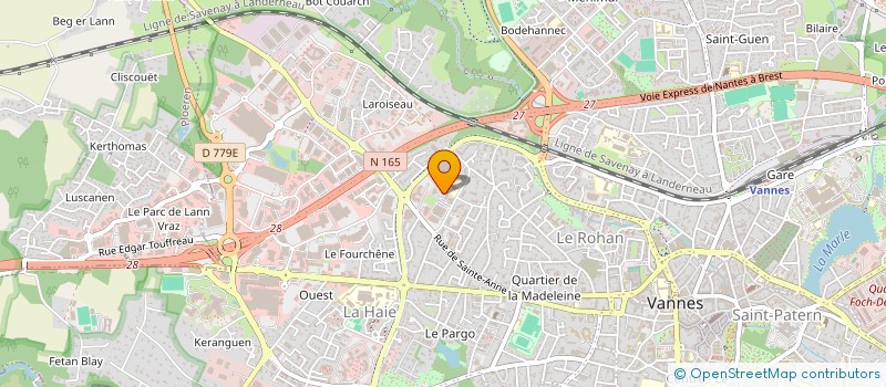 localisation de l'entreprise SCI JACQUET  PLESCOP