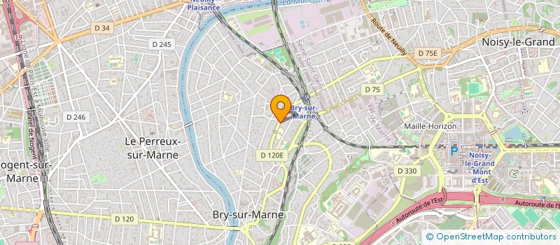 localisation de l'entreprise SCI JACQUET & ASSSOCIES  BRY-SUR-MARNE