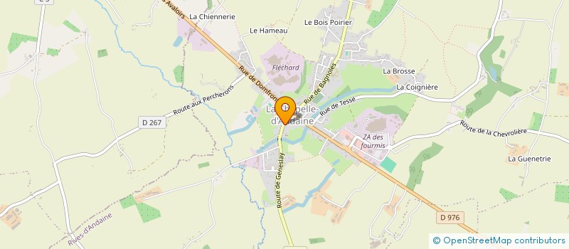 localisation de l'entreprise SCI JACQUET CUMANT à RIVES D'ANDAINE