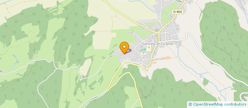 localisation de l'entreprise SCI JACQUET ET ASSOCIES  SANCEY