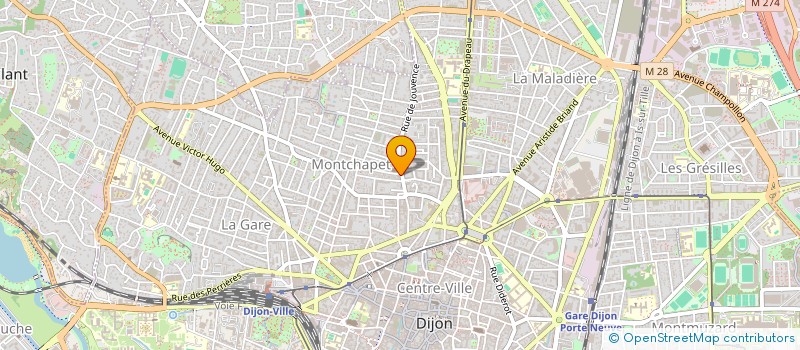 localisation de l'entreprise SCI JACQUET KISPERT à DIJON