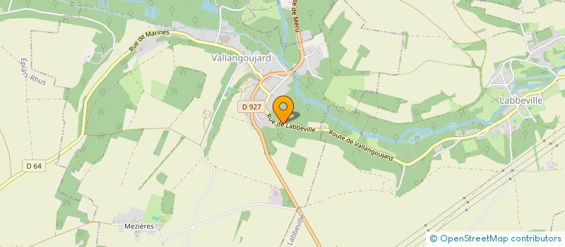 localisation de l'entreprise SCI JACQUET LHEUREUX  VALLANGOUJARD