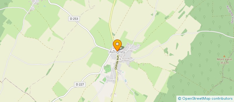 localisation de l'entreprise SCI JACQUEY  AVRIGNEY-VIREY