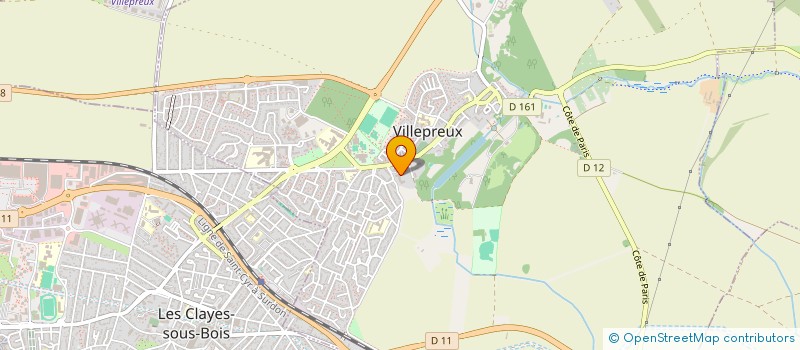 localisation de l'entreprise SCI JACQUIN  VILLEPREUX