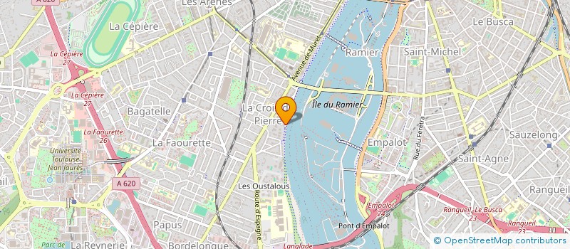 localisation de l'entreprise SCI JACQUIN CROIX DAURADE à TOULOUSE