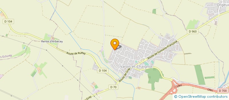 localisation de l'entreprise SCI JACQUINOT  RUFFEY-LES-ECHIREY