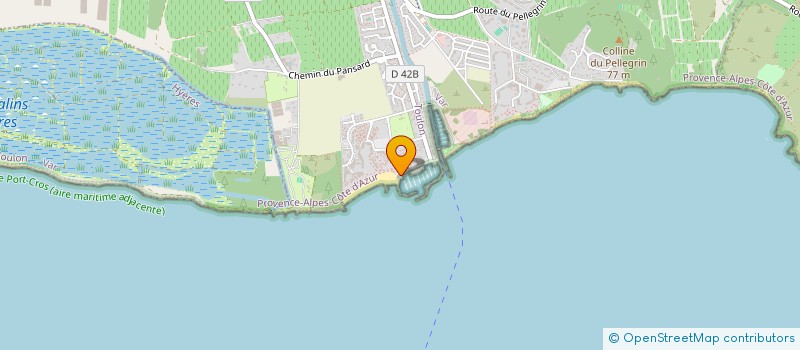 localisation de l'entreprise SCI JACQUOT  LA LONDE-LES-MAURES