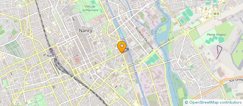 localisation de l'entreprise SCI JACQUOT  NANCY